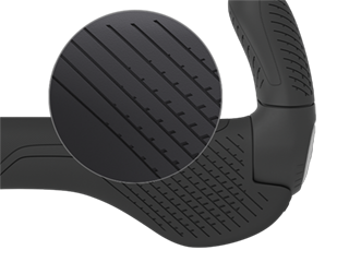 Makroaufnahme der Oberflächentextur des GS3 Evo