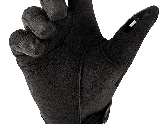 Ergon-HM2-Handschuh mit flachen Nähten.