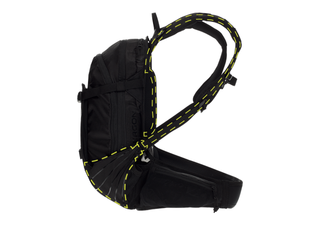 Ergon BA2 E Protect-Rucksack mit Adaptive Carrier System.