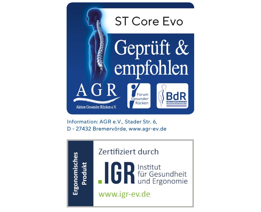 ST Core Evo – geprüft & empfohlen von der AGR