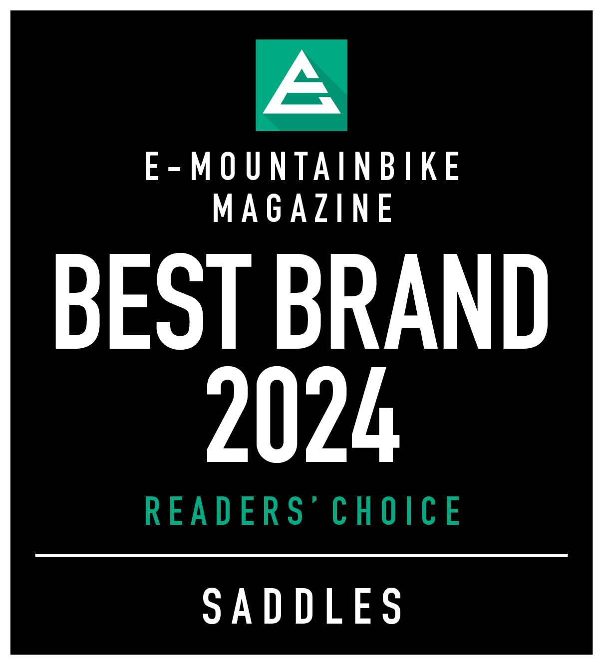 E-Mountainbike Magazine Best Brand Award 2024 Readers Choise Saddles