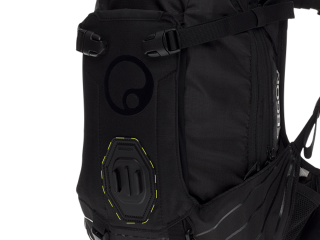 Ergon backpack BA2 E Protect with Action-Cam mount.