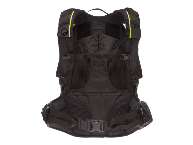 Ergon backpack BX4 Evo with ventilated back padding.