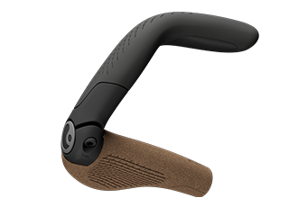 The extended bar end of the GP5 Evo BioKork allows for comfortable gripping