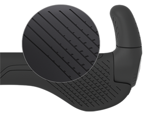 Macro shot of the surface texture of the GS2 Evo