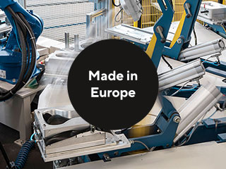 Picture from German production with Made in Germany sturgeon