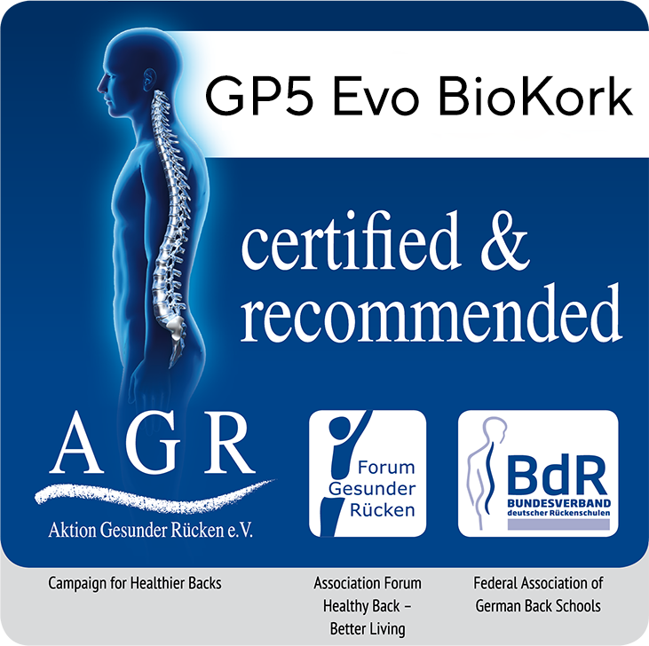 Officially confirmed: The GP5 Evo BioKork has a back-friendly effect