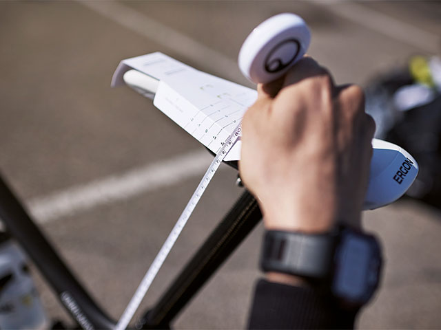 The Ergon Fitting Box Comfort guarantees better biomechanics on the bike