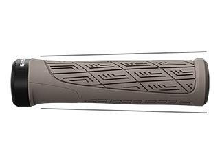 Comfortable, ergonomic basic shape thanks to its tapered profile