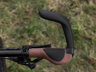 The GP5 Evo BioKork's shape allows for alternative ergonomic grip positions