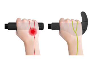 The wing shape of the GS2 Evo distributes the strong pressure points over a larger area