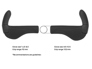 Comparison of GS3 Evo in sizes S and M