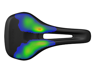 Measurement of pressure distribution on the SMS Sport Gel Women