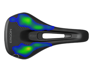 Measuring the pressure distribution on the SRS Pro Carbon Women