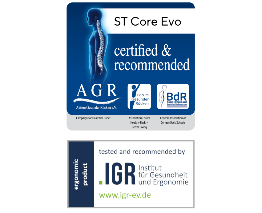 ST Core Evo – certified and recommended by AGR