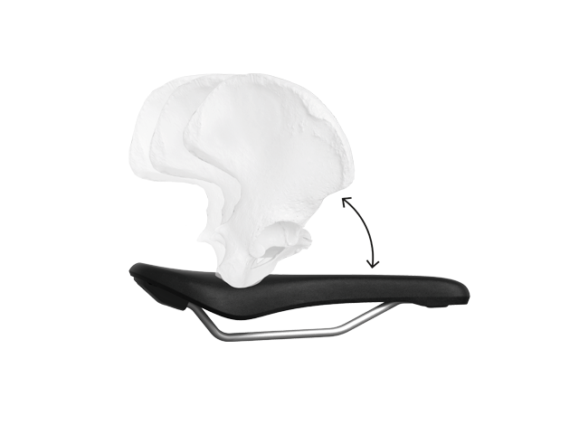 Abbildung der weiblichen Beckenkippung