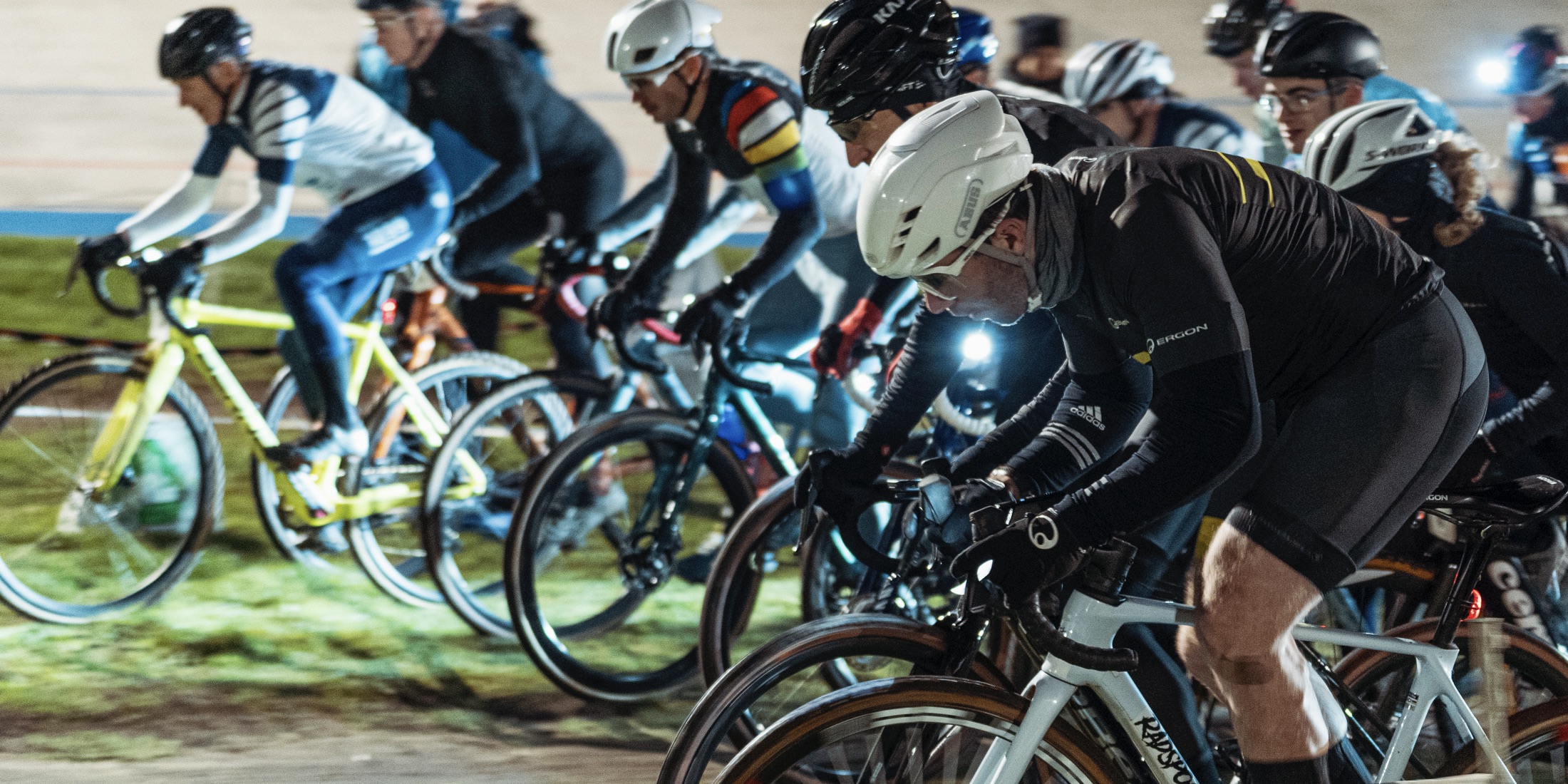 Starting line for the cross-country race