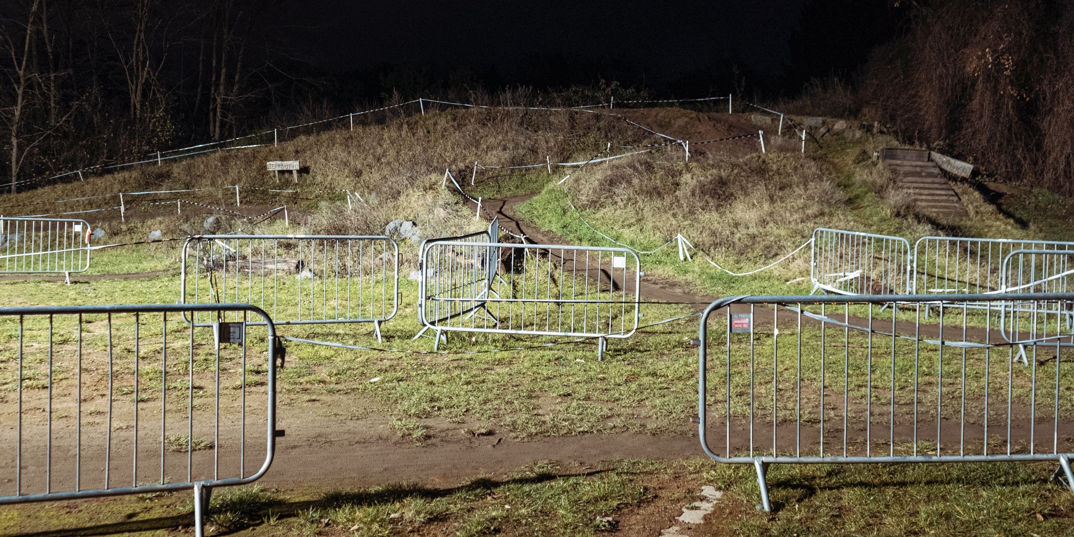 CX track at a race