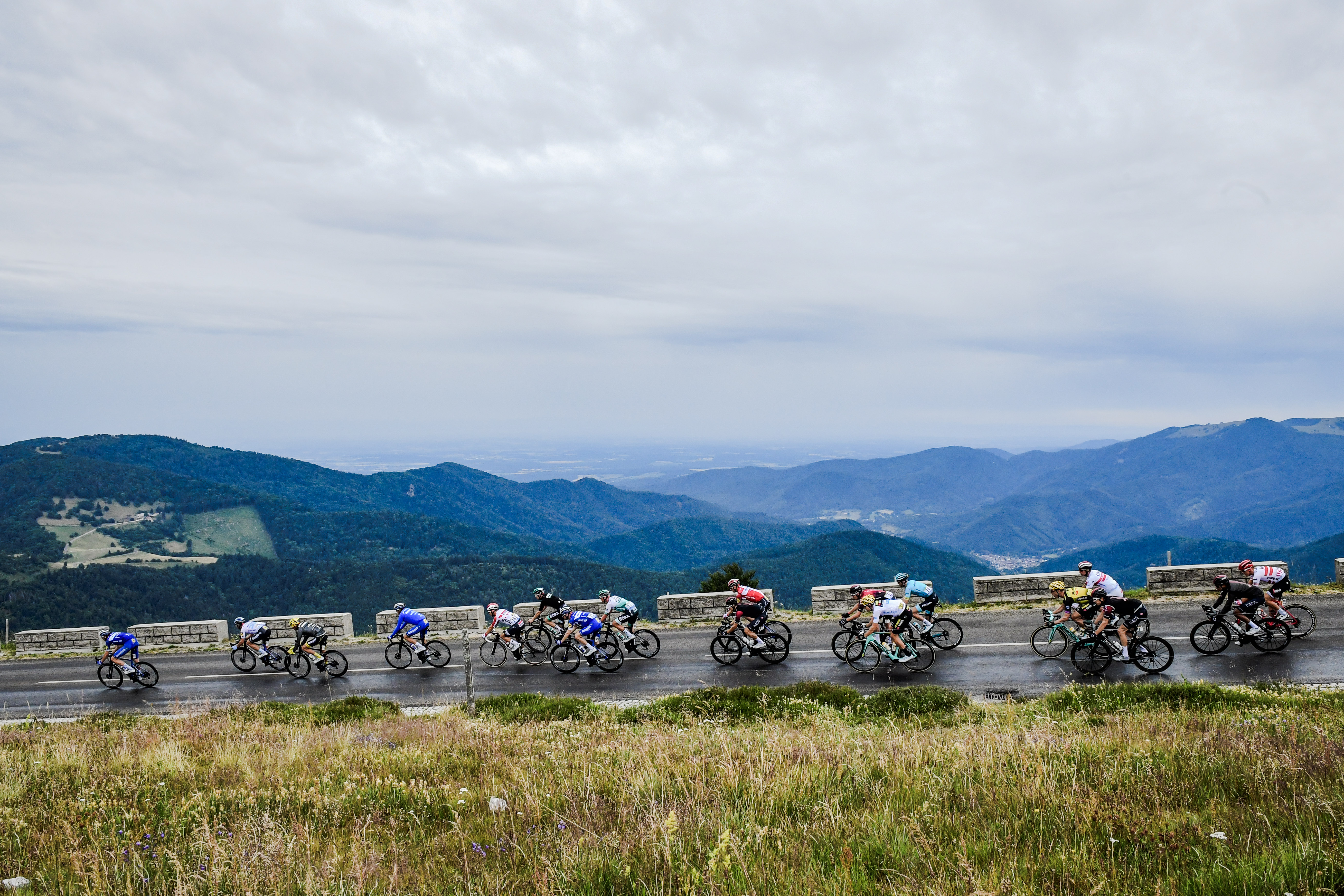 Grand Ballon, befahren von einigen Fahrern im Rahmen der Tour de France