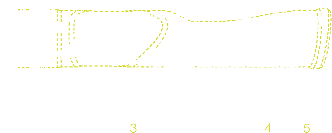 Schematische Darstellung, die den Innenaufbau eines GE1 Griffes zeigt.