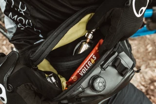 BA Hip Pack open Internal compartment of BA Hip Pack
