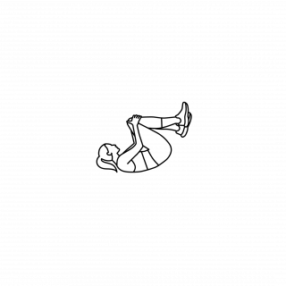 Ergon Stretching the back Illustration of a person stretching their back