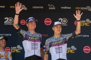 Cape Epic 24 SCR Speed Company Racing on the winners' podium in 2024